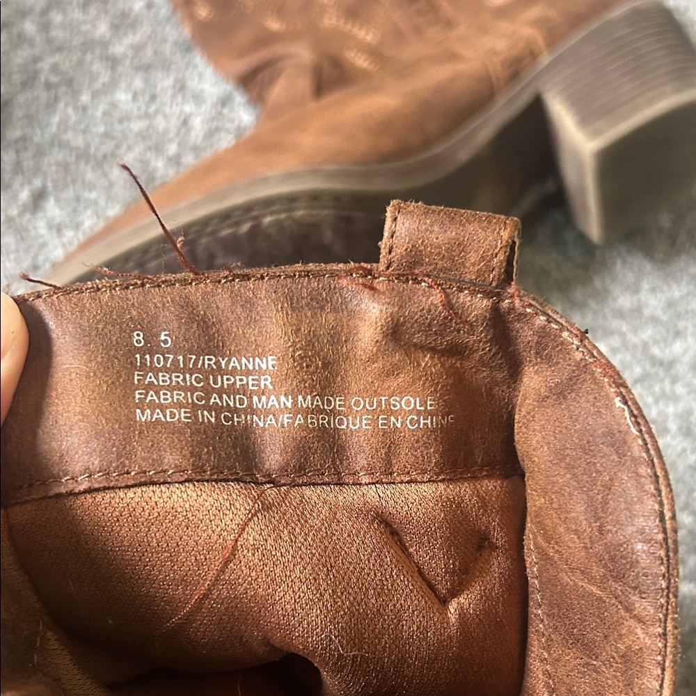 Maurices Rustic Brown Ankle Booties - Picture 4 of 4